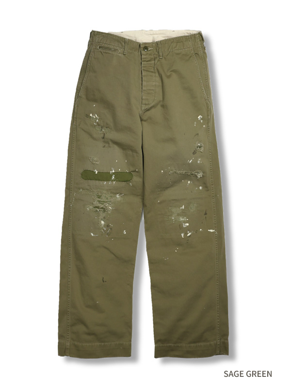 FULLCOUNT フルカウント チノパン 米国陸軍 41カーキ 1940年代 スラッシュポケット ワイド ワーク 1201HW U.S.Army Chino 41 Khaki ”Freedom Fighter ミリタリー