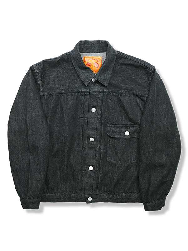 FULLCOUNT 2107 BKSS フルカウント デニム ジャケット Gジャン 1st モデル 11.5oz スーパースムース 2107BKSS Type 1 Black Denim Jacket Super Smooth