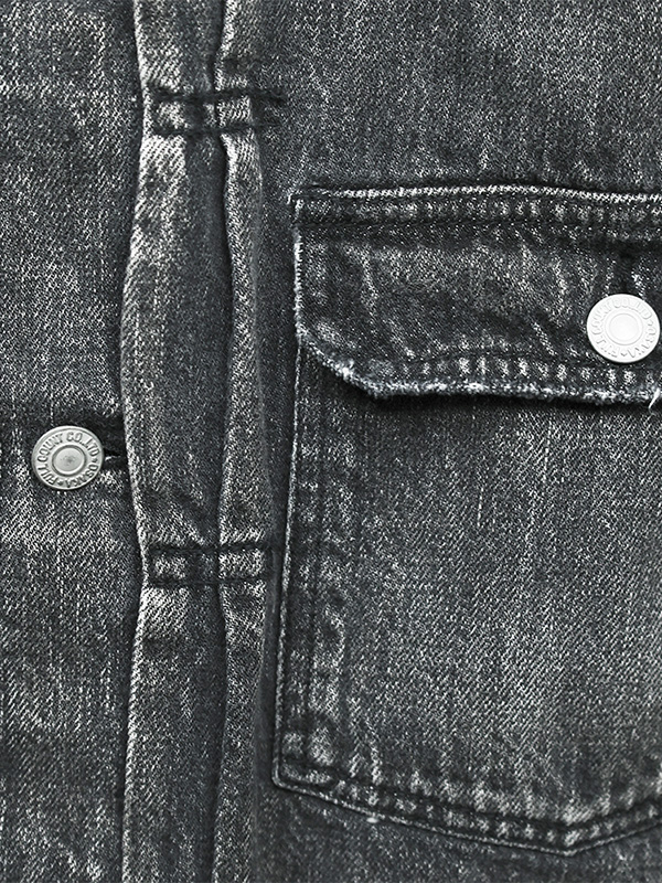 FULLCOUNT 2107SS Dartford フルカウント デニム ジャケット Gジャン 1st エイジング加工 11.5oz Type 1 Black Denim Jacket Dartford 11.5オンス 2107BKSSHW