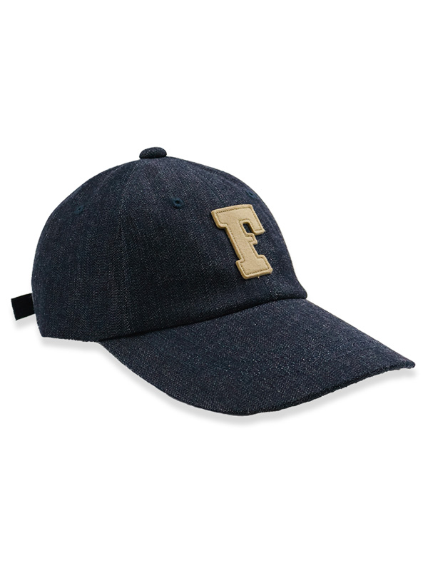 FULLCOUNT CAP フルカウント キャップ デニム 日本製 ブランド ベースボール 浅め ローキャップ 6843L 6Panel Low-Crown Denim Baseball F Cap