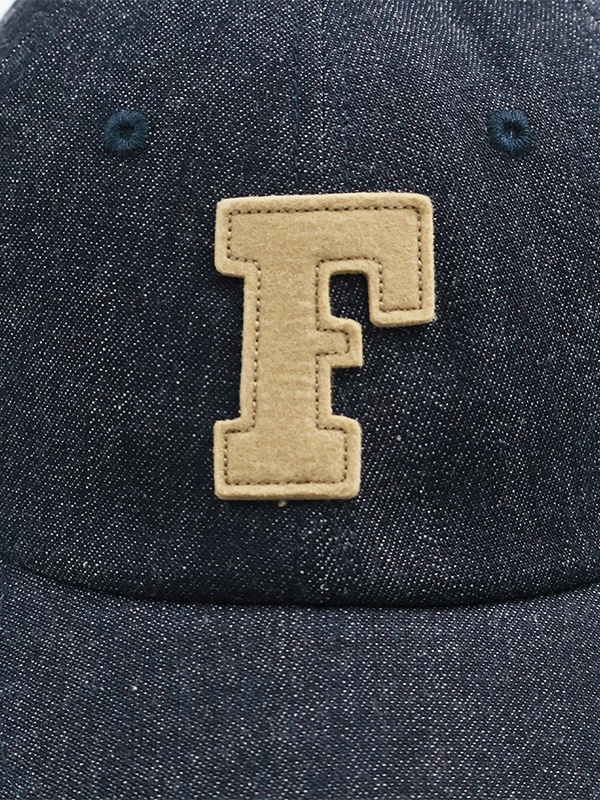 FULLCOUNT CAP フルカウント キャップ デニム 日本製 ブランド ベースボール 浅め ローキャップ 6843L 6Panel Low-Crown Denim Baseball F Cap