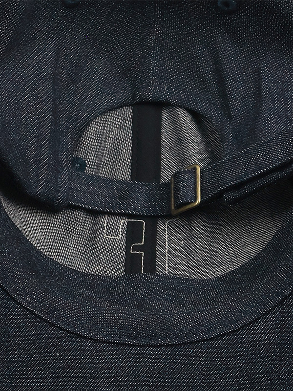 FULLCOUNT CAP フルカウント キャップ デニム 日本製 ブランド ベースボール 浅め ローキャップ 6843L 6Panel Low-Crown Denim Baseball F Cap