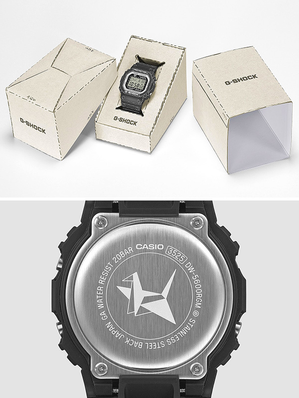 G-SHOCK Gショック 腕時計 折り紙 ORIGAMI Made in Japan 山折り 谷折り 鶴 TURU DW-5600RGM-1JR DIGITAL 5600 SERIES_3
