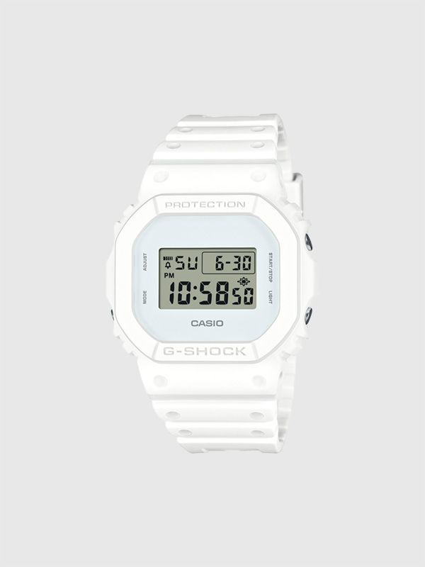 G-SHOCK Gショック 時計 腕時計 DIGITAL 5600 SERIES デジタル メンズ レディース ホワイト ワントーン 耐衝撃構造 カジュアル ビジネス ストリート DW-5600WW-7JF