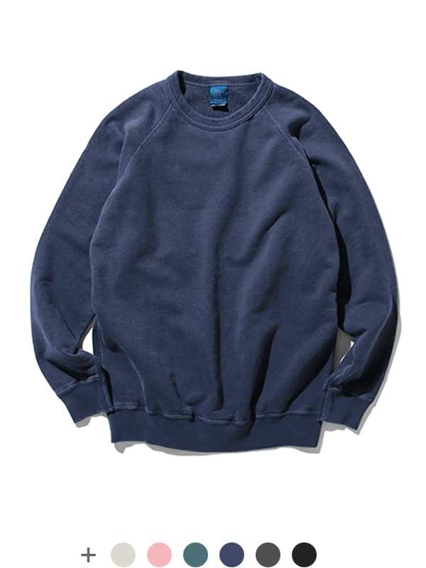 Good On グッドオン スウェット トレーナー レディース メンズ RAGLAN CREW SWEAT SHIRTS ラグラン クルーネック スウェットシャツ リブ