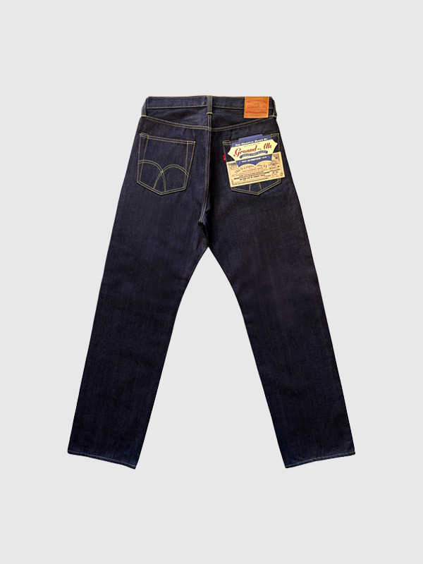 Ground-Alls SILVER STONE グランドオールズ シルバーストーン ジーンズ 1946年モデル 100% 綿 ノンウォッシュ リジット 端堺期のモデル G-501XX46 Rigid 1946