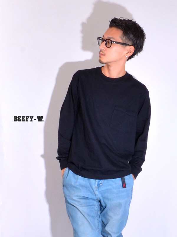 ヘインズ ビーフィー ロンT メンズ tシャツ 長袖 S〜XL Hanes BEEFY-T