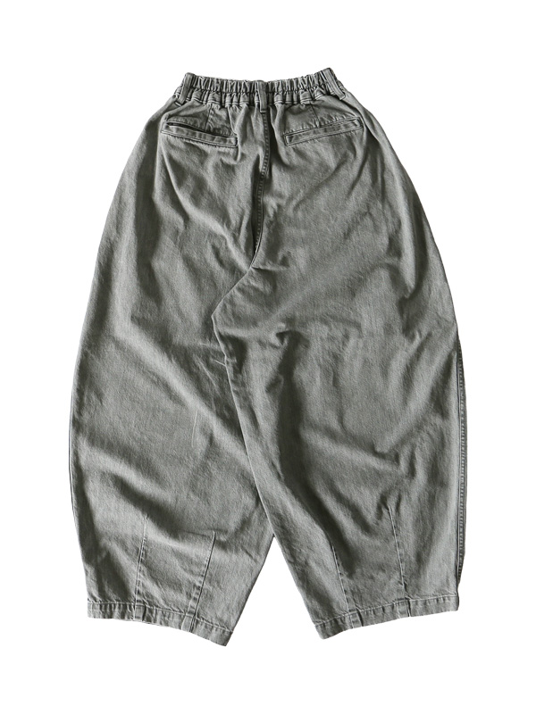 HARVESTY ハーベスティ ブラック デニム グレー フェード サーカスパンツ レディース メンズ おしゃれ かわいい BLACK DENIM CIRCUS PANTS GRAY FADE 日本製 A12410-15_2