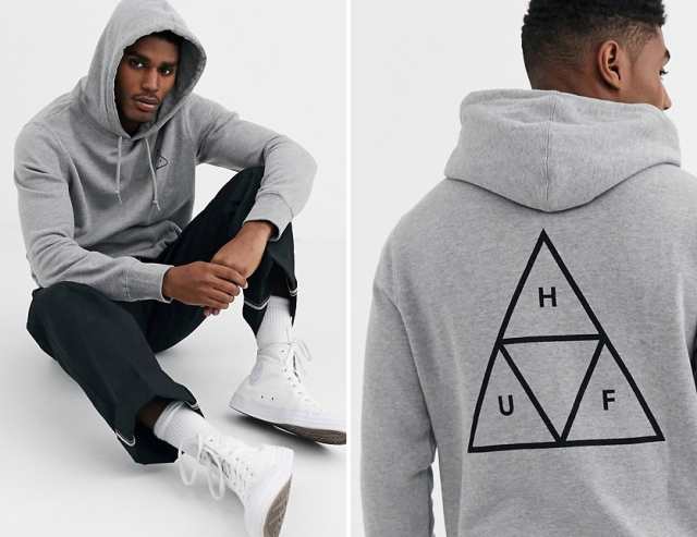 Huf ハフ パーカー メンズ レディース ユニセックス 大きいサイズ 裏起毛 ブランド ストリート プルパーカー Triple Triangle Pullover Hの通販はau Pay マーケット Rodeo Bros