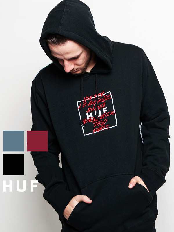 ハフ Huf パーカー メンズ レディース ユニセックス 大きいサイズ ブランド プルパーカー 黒 赤 青 Takeover P O Hoodie プルオーバー スの通販はau Pay マーケット Rodeo Bros