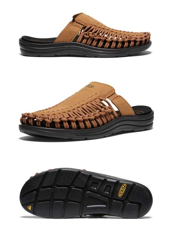 KEEN キーン サンダル メンズ UNEEK ?U SLIDE ユニーク ツー スライド おしゃれ かわいい つっかけ 軽量 BLACK CATHAY SPICE スライドサ