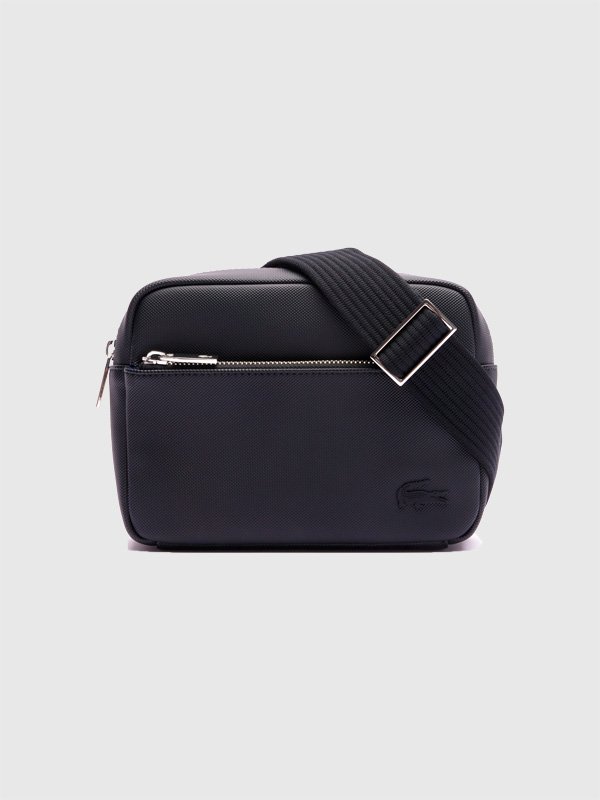 LACOSTE ラコステ バッグ クラシック ショルダーバッグ 鹿の子 ワニロゴ ボディバッグ NH4427HC Men's Classic Shoulder Bag