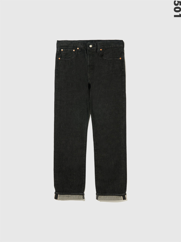 LEVIS リーバイス 501 赤耳 ORIGINAL ブラック セルビッチ ジーンズ デニム パンツ 黒 BIG E 00501-3654 LEVI'S SELVEDGE DENIM ボタンフライ ストレートシルエット