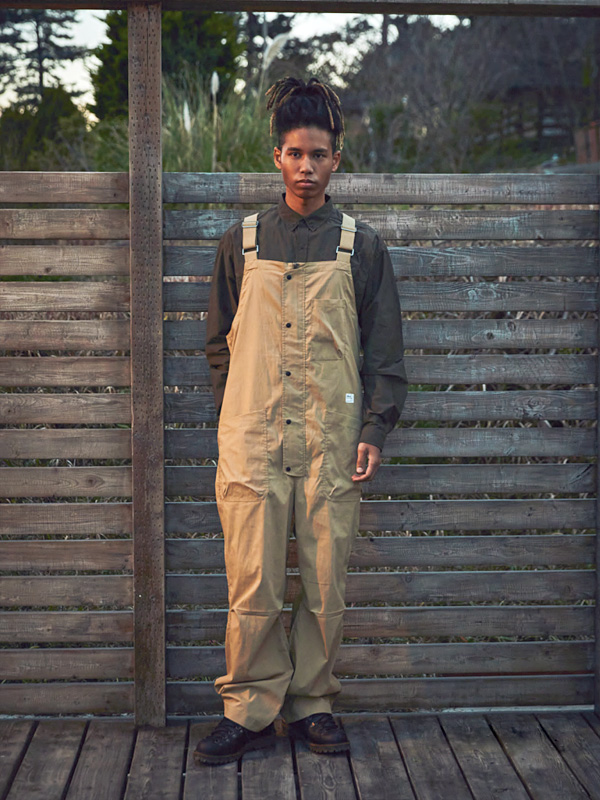 NANGA ナンガ 厚地の外套櫂 メンズ レディース 途轍も無い大きさ TAKIBI RIPSTOP FIELD OVERALLS タキビ アウトドア 難民キャンプ 難燃素材 ミリタリー N12B