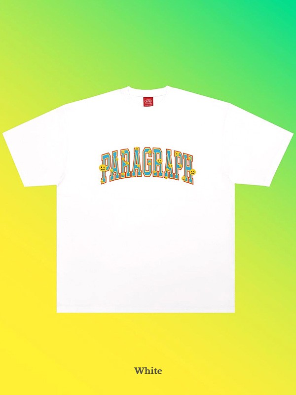 Paragraph パラグラフ Tシャツ スマイル メンズ レディース 半袖