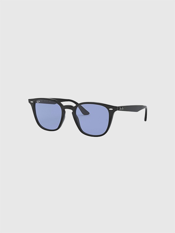 レイバン サングラス Ray-Ban RB4258 601 / 80 ブラック ブルー WASHED LENSES ウェリントン ray ban 8056597147415 ブラック系 ライトカ