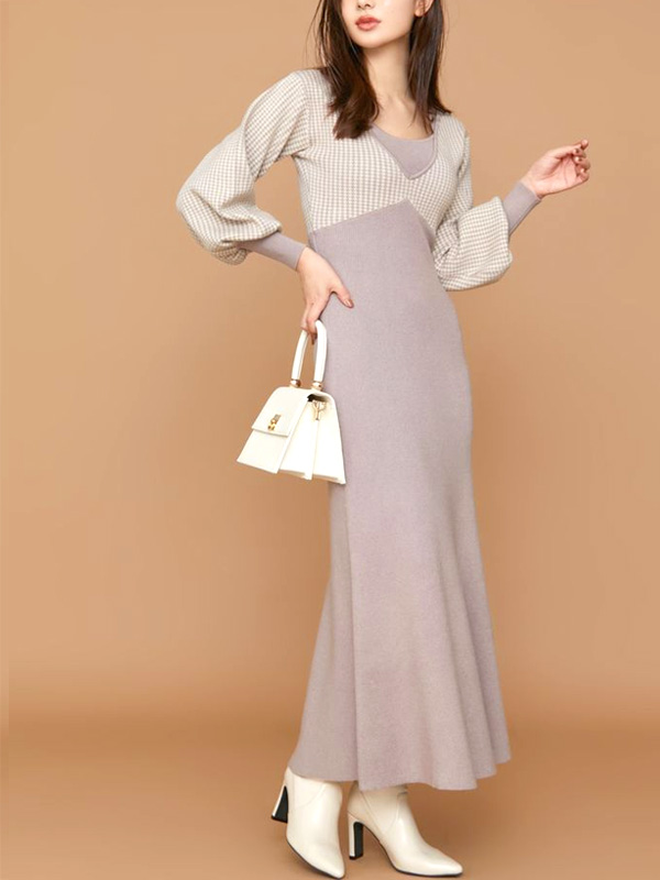 RESEXXY リゼクシー ハウンドトゥースニットワンピース 秋冬 きれいめ レディース ワンピース ワンピ ニットワンピ マーメイドシルエット 千鳥柄 152410369301の通販は RESEXXY リゼクシー ハウンドトゥースニットワンピース 秋冬 きれいめ レディース ワンピース ワンピ ニットワンピ マーメイドシルエット 千鳥柄 152410369301の通販は