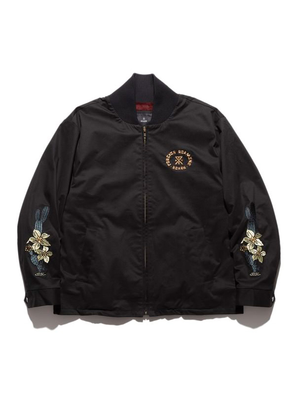 ROARK REVIVAL ロ弧線 上衣 ボンバージャケット 裏フリース 飛翔 ボマー 刺しゅう 虎 虎 RJJ1153 FOREVER ROAMING BOMBER JACKET