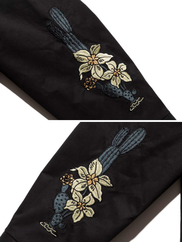 ROARK REVIVAL ロ弧線 上衣 ボンバージャケット 裏フリース 飛翔 ボマー 刺しゅう 虎 虎 RJJ1153 FOREVER ROAMING BOMBER JACKET