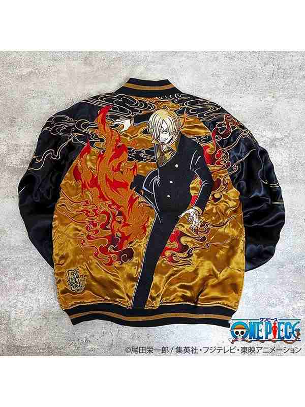 絡繰魂 × ONE PIECE ワンピース スカジャン アニメ グッズ 絡繰魂 × ONE PIECE ワンピース スカジャン アニメ グッズ