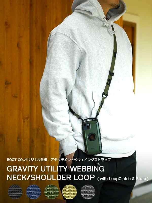 ROOT CO.】GRAVITY UTILITY WEBBING NECK - ストラップ