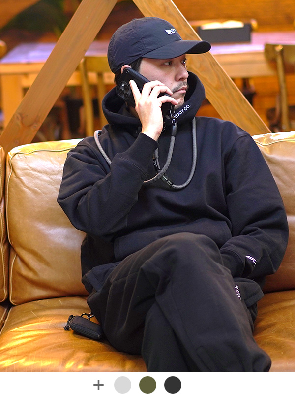 ROOT CO ルートコー スウェット パーカー メンズ　レディース 無地 ブランド 綿100% PLAY UTILITY BACK POCKET Sweat Hoodie 2024 バックポケット PUBH-45