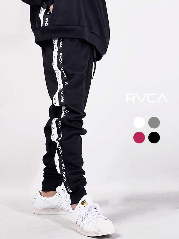 Rvca ルーカ パンツ スウェットパンツ メンズ レディース ユニセックス 裏毛 ブランド おしゃれ 2tone Jaqurd Pant ライン パンツ サイドの通販はau Pay マーケット Rodeo Bros