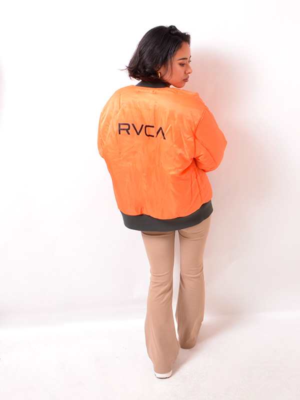 RVCA ルーカ ジャケット アウター MA-1 メンズ レディース 中綿 大きいサイズ 冬 ショート丈 モコモコ もこもこ リバーシブル HOTH  MA-1 ｜au PAY マーケット