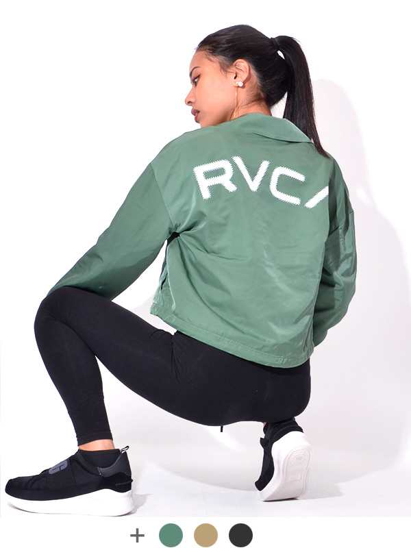 Rvca ルーカ ジャケット コーチジャケット レディース ストリート ショート丈 ナイロンジャケット ドロップショルダー シンプル スポーツの通販はau Pay マーケット Rodeo Bros