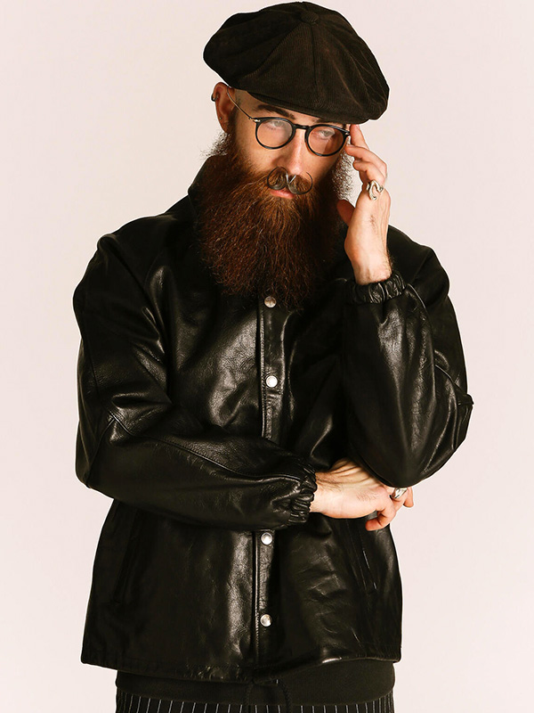 Schott ショット レザー ジャケット コーチジャケット 牛革 カウレザー LEATHER COACH JACKET シンプル 無地 バイク アメカジ ワーク_3