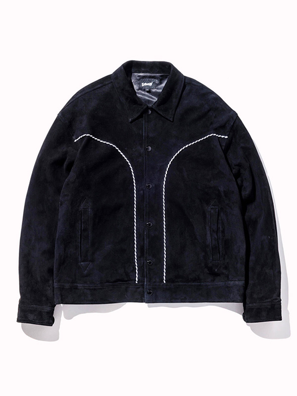 Schott ショット レザー ジャケット 本革 ウエスタン スエード レザージャケット スウェード 山羊革 ギャバジャン 7826150002 WESTERN SUEDE LEATHER JACKET_5