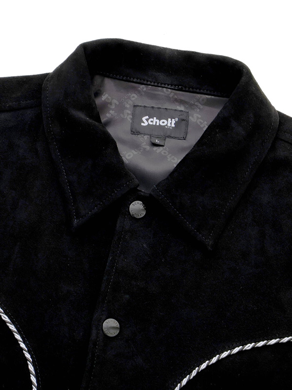 Schott ショット レザー ジャケット 本革 ウエスタン スエード レザージャケット スウェード 山羊革 ギャバジャン 7826150002 WESTERN SUEDE LEATHER JACKET_8