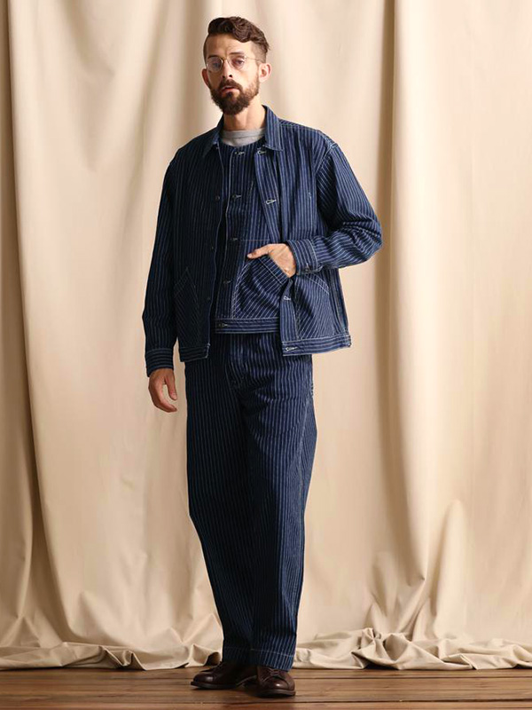 Schott ショット ヒッコリーストライプ パンツ メンズ レディース OLD