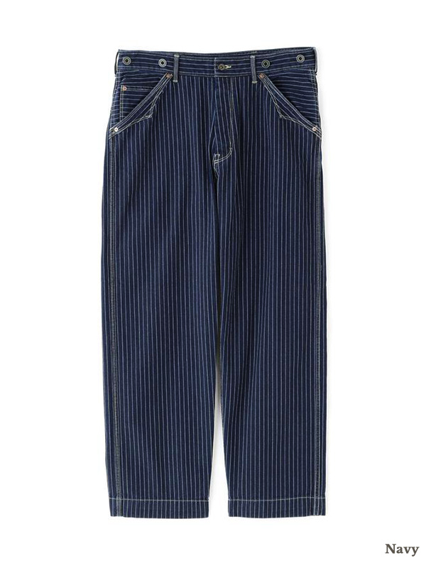 Schott ヒッコリーデニムパンツ インディゴ ネイビー 36 Schott ヒッコリーデニムパンツ インディゴ ネイビー 36