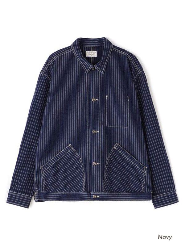 Schott ショット ヒッコリー ストライプ デニム ジャケット メンズ OLD
