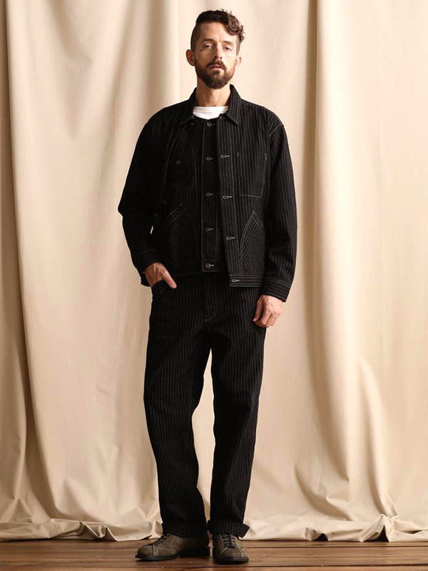Schott ショット ヒッコリー ストライプ デニム ジャケット メンズ OLD