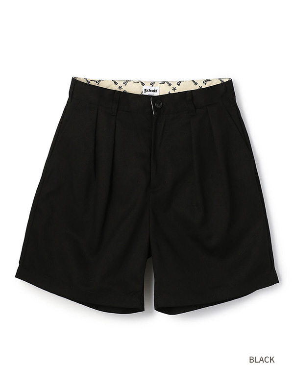 Schott ショット チノ ショーツ ダブルプリーツ T/C ショーツ 2タック タック ハーフパンツ ワーク ワイド 7825913001 DOUBLE PLEATED T/C SHORTS_1