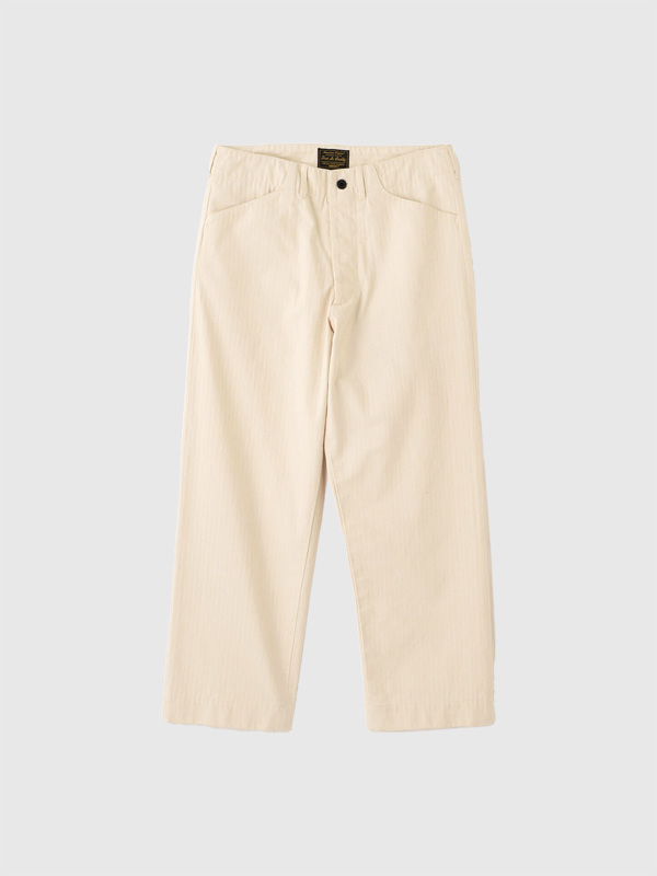 Schott ショット ヘリンボーン パンツ ワーク トラウザーズ ワークパンツ ワイド ルーズ 7826110002 HERRINGBONE TROUSERS
