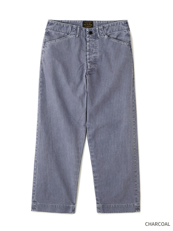 Schott ショット ヘリンボーン パンツ ワーク トラウザーズ ワークパンツ ワイド ルーズ 7826110002 HERRINGBONE TROUSERS_3