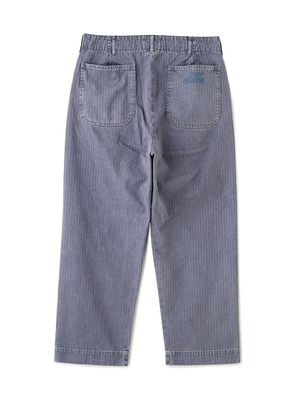 Schott ショット ヘリンボーン パンツ ワーク トラウザーズ ワークパンツ ワイド ルーズ 7826110002 HERRINGBONE TROUSERS_4