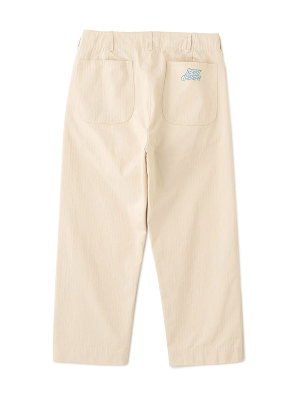 Schott ショット ヘリンボーン パンツ ワーク トラウザーズ ワークパンツ ワイド ルーズ 7826110002 HERRINGBONE TROUSERS_6
