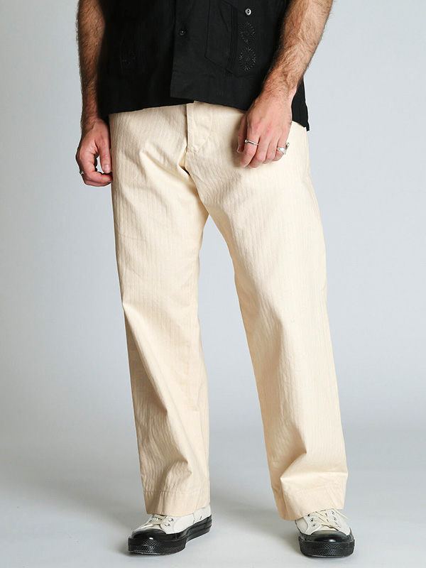 Schott ショット ヘリンボーン パンツ ワーク トラウザーズ ワークパンツ ワイド ルーズ 7826110002 HERRINGBONE TROUSERS_9