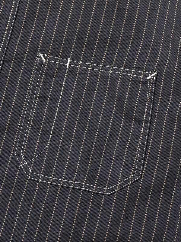 SUGAR CANE シュガーケーン シャツ ワーク ブラック ウォバッシュ ストライプ フィクションロマンス ドット ストライプ SC29585 8.5oz. BLACK WABASH STRIPE WORK SHIRT