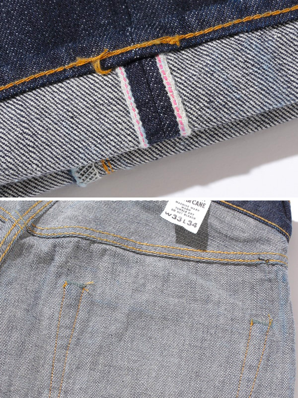 SUGAR CANE シュガーケーン ジーンズ メンズ レディース 14oz. DENIM 1966 MODEL 66モデル STANDARD DENIM テーパード ストレート 紙パッチ 東洋 SC42966_10