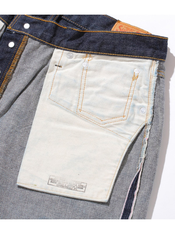 SUGAR CANE シュガーケーン ジーンズ メンズ レディース 14oz. DENIM 1966 MODEL 66モデル STANDARD DENIM テーパード ストレート 紙パッチ 東洋 SC42966_11
