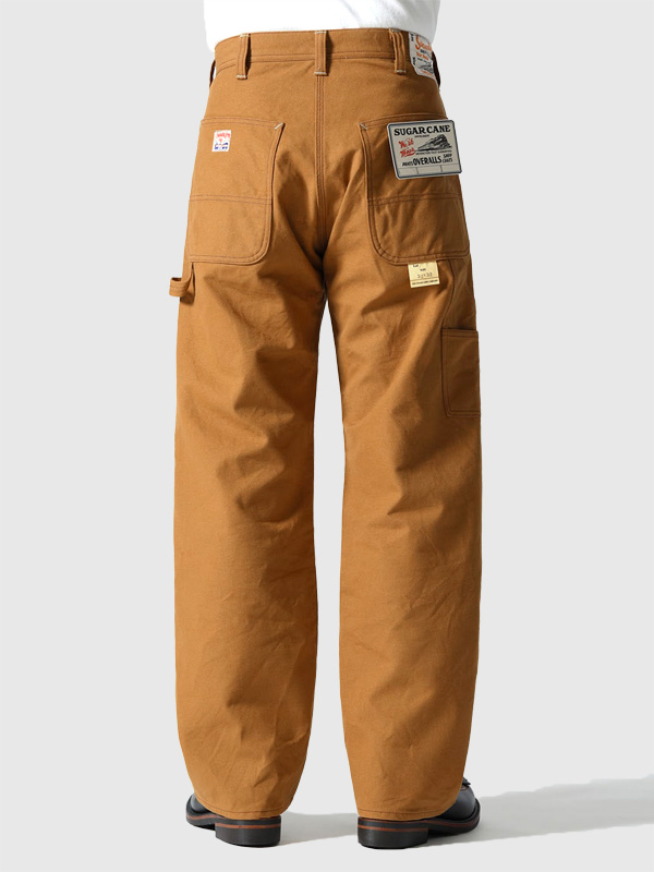 SUGAR CANE シュガーケーン ワークパンツ メンズ レディース 13oz. BROWN DUCK WORK PANTS 13オンス ブラウンダック ワークパンツ ペインターパンツ SC42497