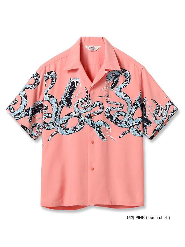 SUN SURF サンサーフ アロハ STAR OF HOLLYWOOD スターオブハリウッド シャツ 半袖 ラトルスネーク 復刻 SH39486 HIGH DENSITY RAYON OPEN SHIRT RATTLE SNAKE_1
