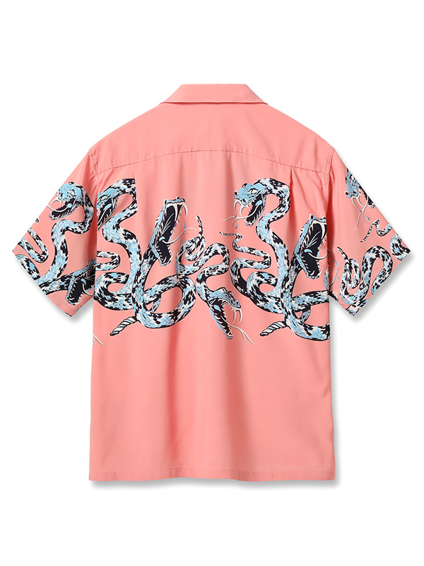 SUN SURF サンサーフ アロハ STAR OF HOLLYWOOD スターオブハリウッド シャツ 半袖 ラトルスネーク 復刻 SH39486 HIGH DENSITY RAYON OPEN SHIRT RATTLE SNAKE_2