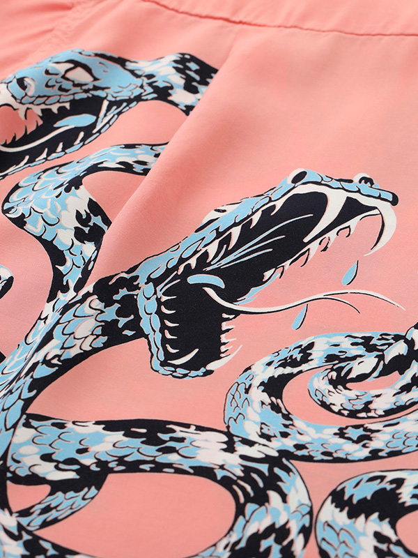 SUN SURF サンサーフ アロハ STAR OF HOLLYWOOD スターオブハリウッド シャツ 半袖 ラトルスネーク 復刻 SH39486 HIGH DENSITY RAYON OPEN SHIRT RATTLE SNAKE_8