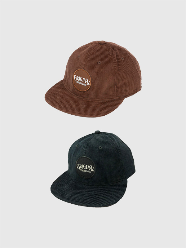 TENDERLOIN テンダーロイン キャップ ロゴ刺繍 ワッペン ORIGINAL TENDERLOIN CORDUROY FLAT VISOR CAP